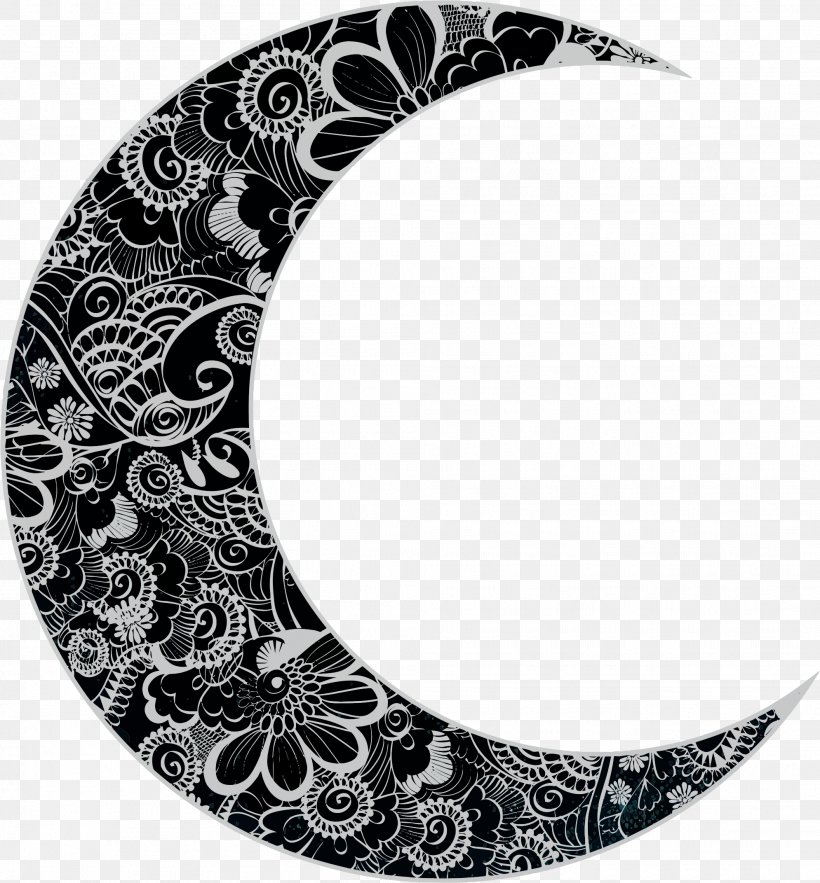 Moon Lunar Phase Clip Art, PNG, 1989x2144px, Moon, Art, Black And White, Crescent, Full Moon Download Free