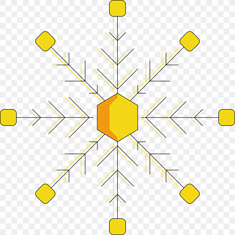 Snowflake Winter, PNG, 3000x3000px, Snowflake, Diagram, Line, Symmetry, Winter Download Free