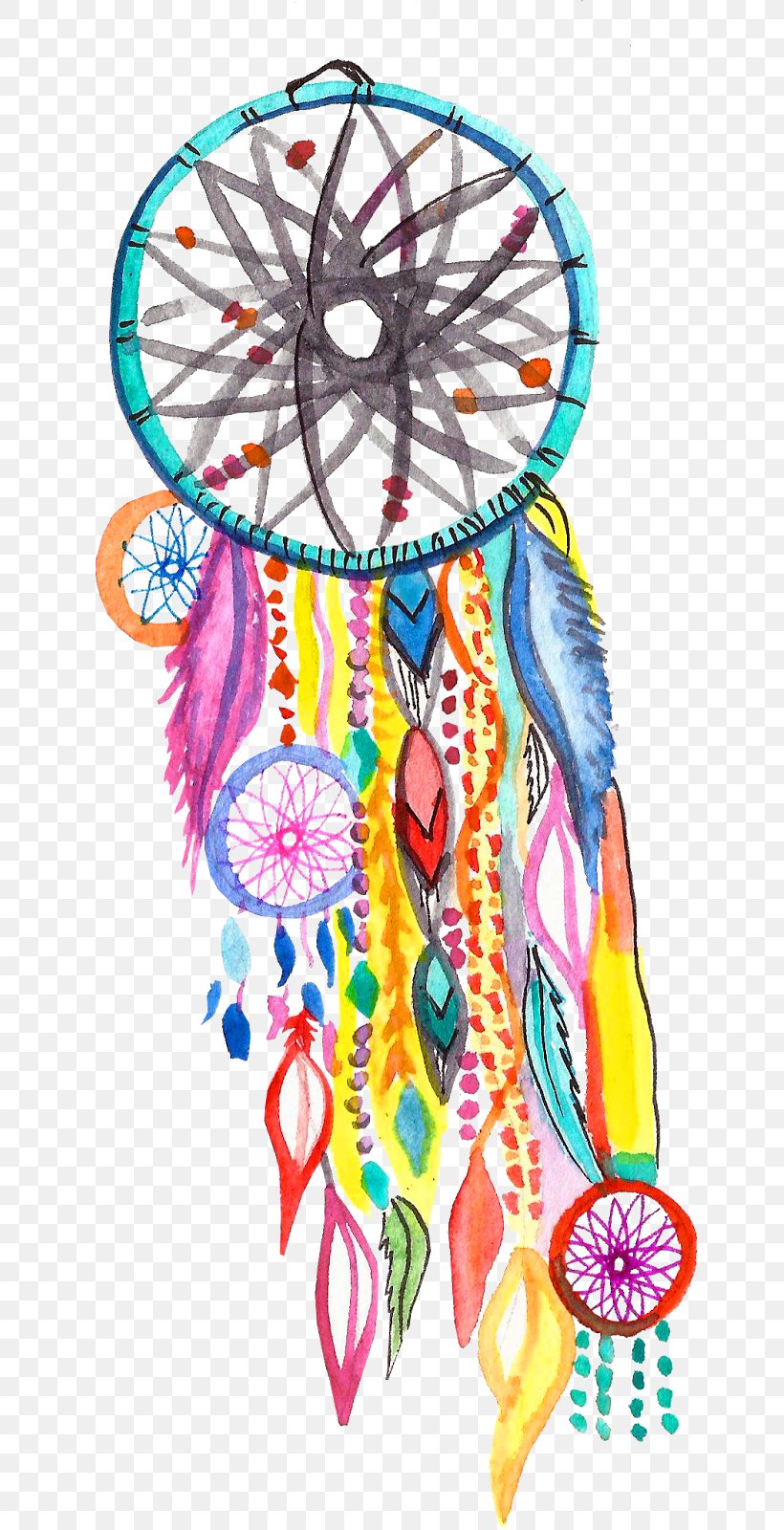 Dreamcatcher Watercolor Painting Clip Art, PNG, 695x1600px, Dreamcatcher, Art, Drawing, Dream, Painting Download Free