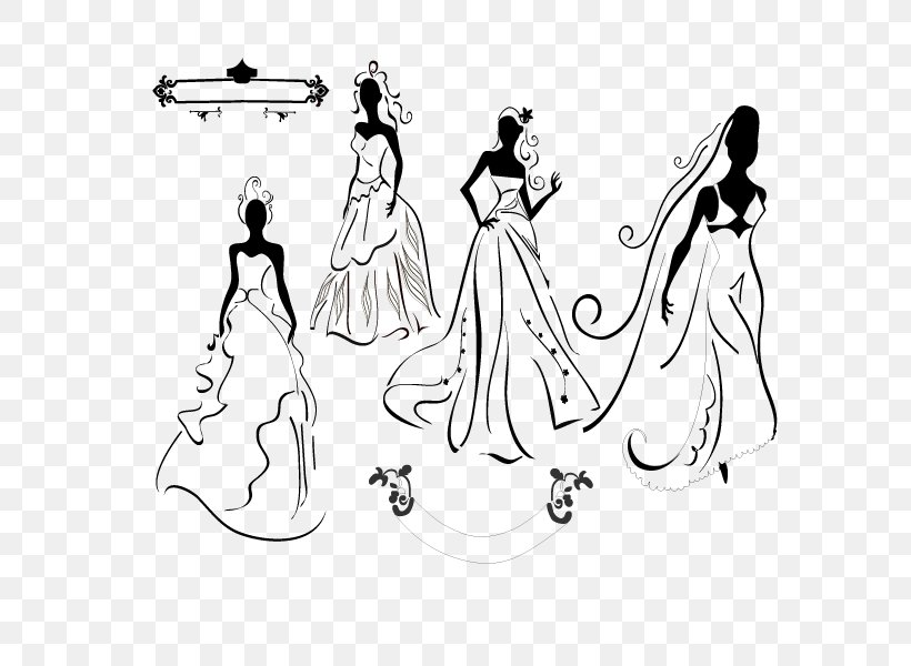 Wedding Invitation Silhouette Bride, PNG, 600x600px, Wedding Invitation, Area, Arm, Art, Artwork Download Free