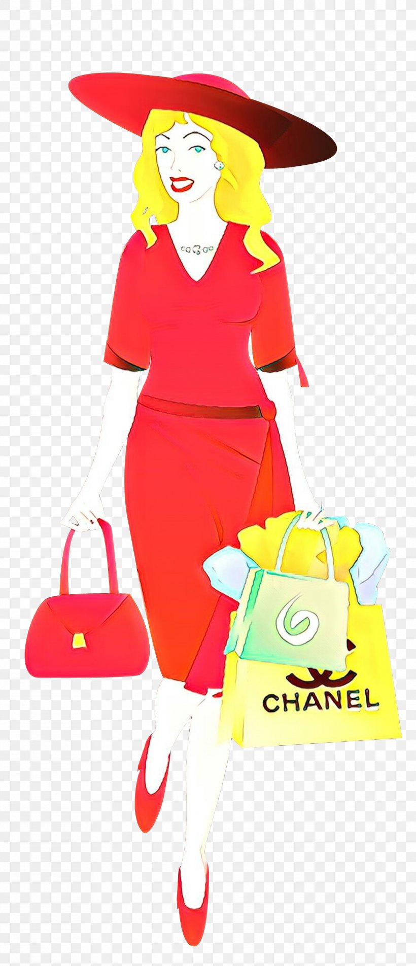 Yellow Red Fashion Illustration Bag Tote Bag, PNG, 1294x3007px, Cartoon, Bag, Fashion Illustration, Handbag, Red Download Free