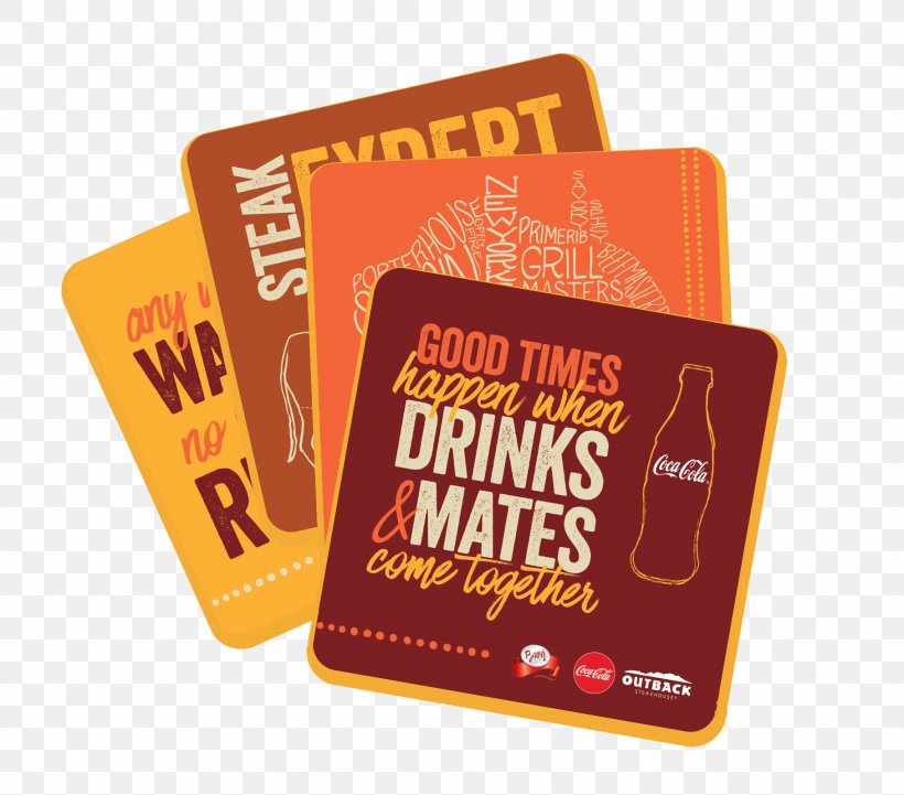 Coasters Coca-Cola Restaurant Cup Outback Steakhouse, PNG, 1817x1599px, Coasters, Biscuits, Brand, Cocacola, Cocacola Company Download Free
