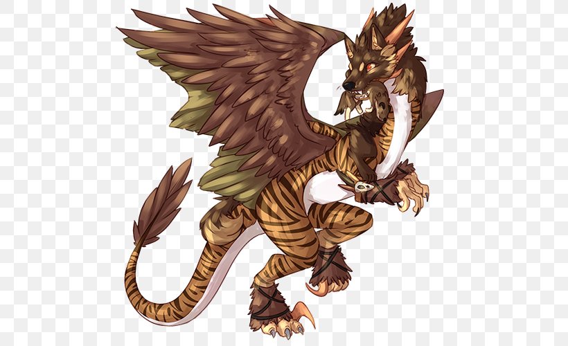 Eagle Dragon Mythology Cartoon, PNG, 500x500px, Eagle, Art, Bird, Bird Of Prey, Cartoon Download Free