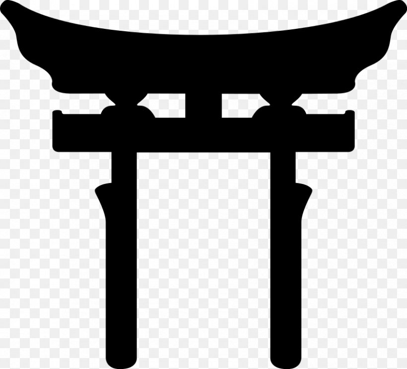Shinto Shrine Torii Religion Symbol, PNG, 848x768px, Shinto Shrine, Benzaiten, Black And White, Furniture, Kami Download Free