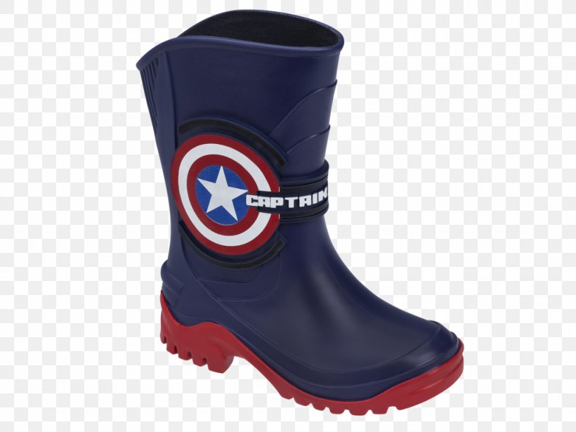 Captain America Galoshes Iron Man Boot Avengers, PNG, 1024x768px, Captain America, Avengers, Boot, Electric Blue, Fashion Download Free