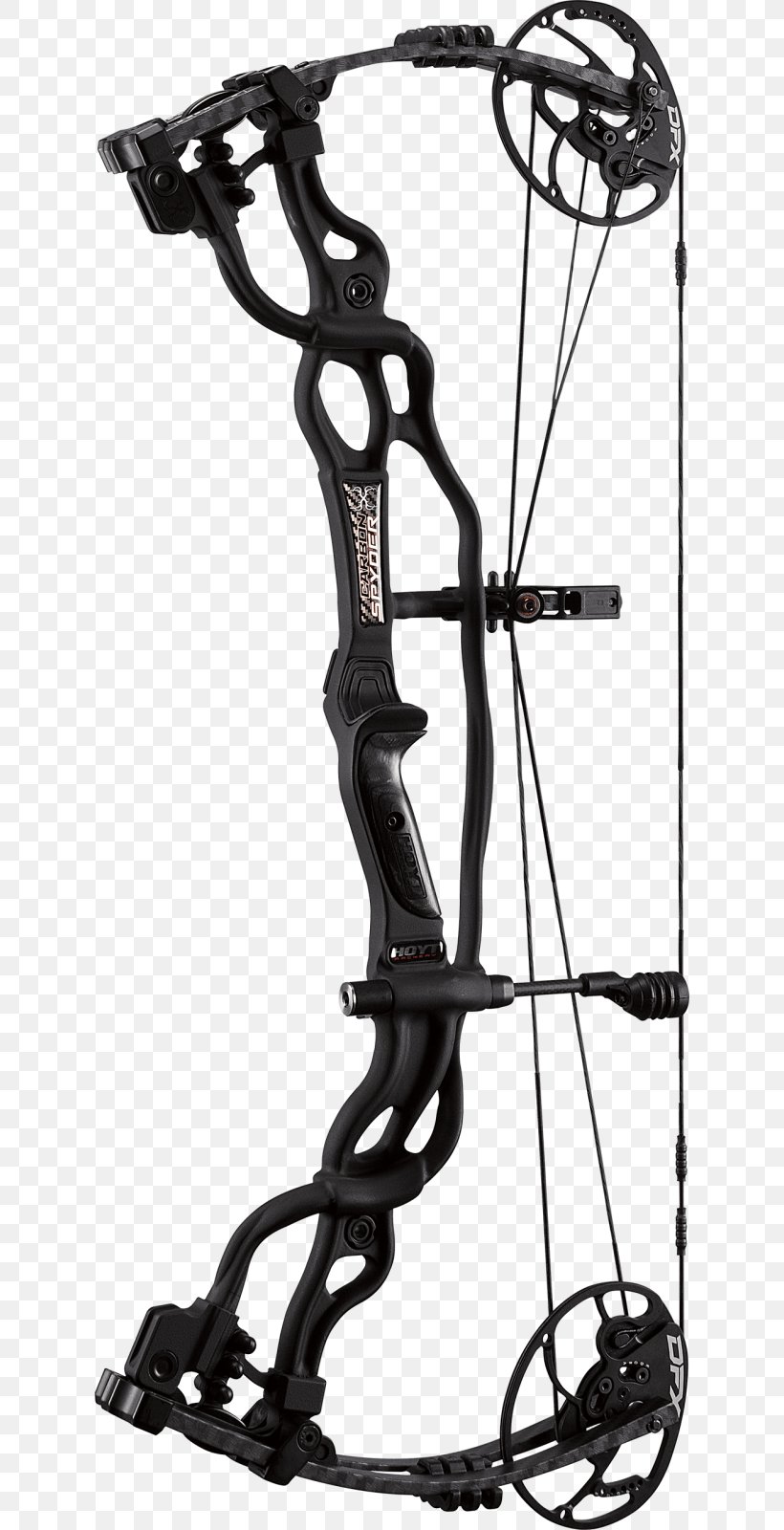 Hoyt Archery Bow And Arrow Carbon Hunting, PNG, 622x1600px, Archery, Auto Part, Black, Black And White, Bow And Arrow Download Free