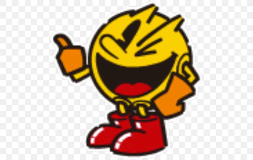 Ms. Pac-Man Pac & Pal Super Pac-Man Pac-Land, PNG, 500x519px, Pacman, Amusement Arcade, Arcade Game, Area, Emoticon Download Free