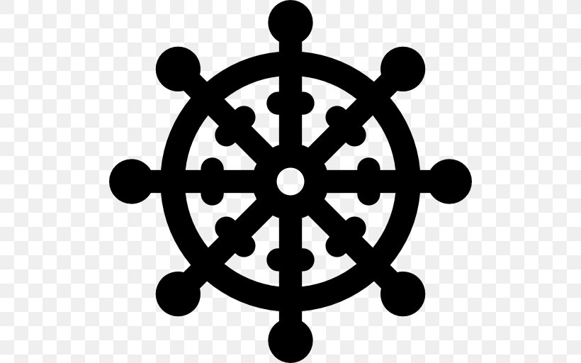 Religious Symbol Religion, PNG, 512x512px, Religious Symbol, Black And White, Buddhism, Christianity, Hinduism Download Free