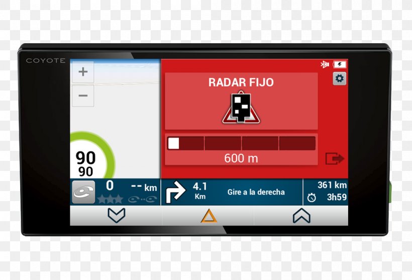 Car Radar Detectors Coyote Smartphone, PNG, 1000x680px, Car, Automotive Navigation System, Brand, Communication Device, Coyote Download Free
