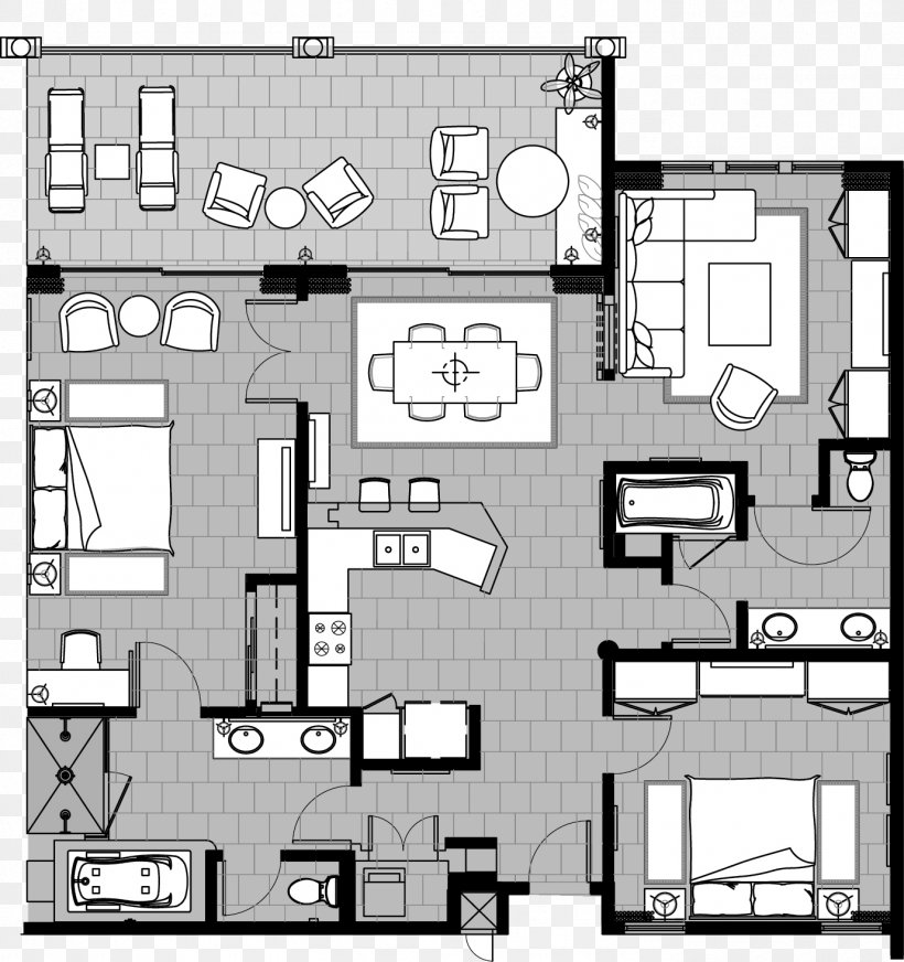 Floor Plan Cabo San Lucas Architecture House, PNG, 1379x1467px, Floor Plan, Architecture, Area, Balcony, Black And White Download Free