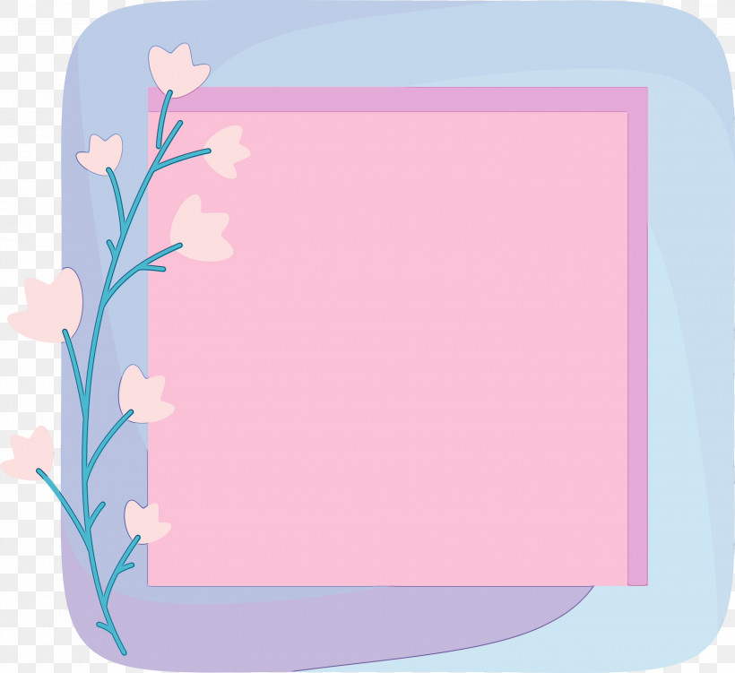 Picture Frame, PNG, 3000x2751px, Flower Photo Frame, Film Frame, Flower Frame, Geometry, Lavender Download Free