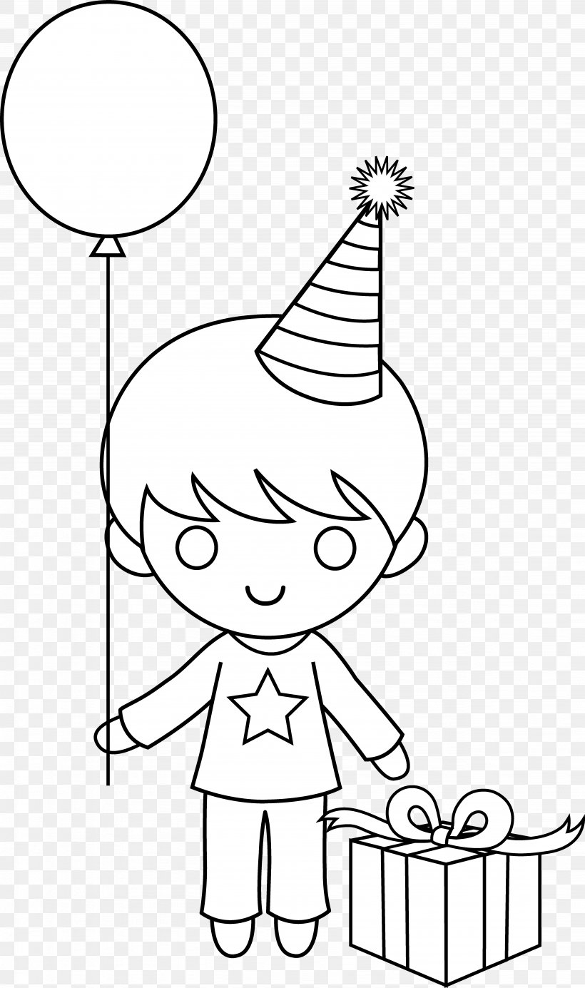 Coloring Book Birthday Child Gift Clip Art, PNG, 5133x8670px ...