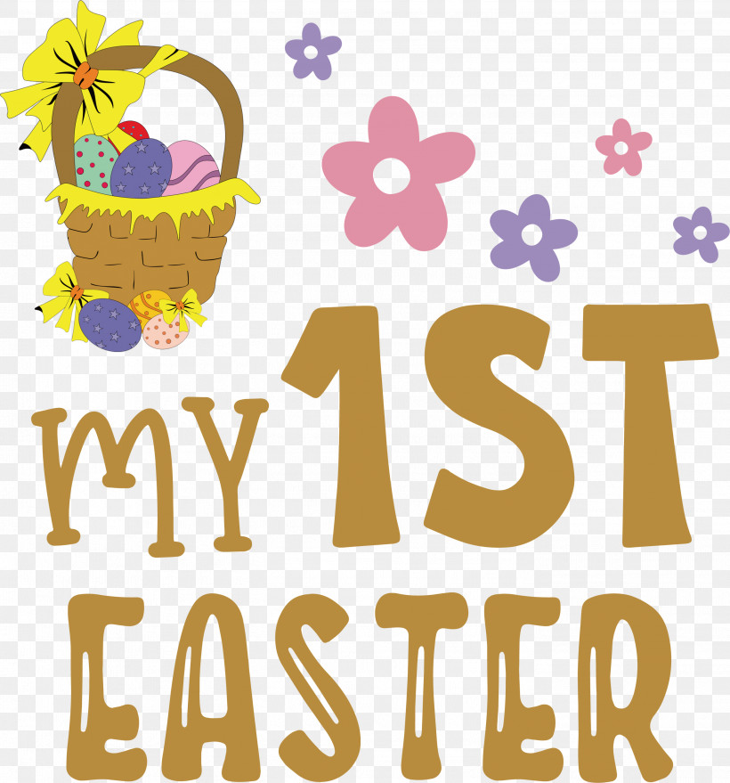 My 1st Easter Easter Baskets Easter Day, PNG, 2798x3000px, My 1st Easter, Easter Baskets, Easter Day, Geometry, Happiness Download Free