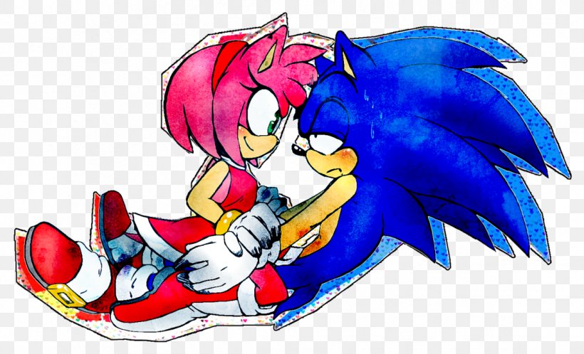 Sonic & Sega All-Stars Racing Amy Rose Sonic The Hedgehog Shadow The Hedgehog Metal Sonic, PNG, 1146x697px, Watercolor, Cartoon, Flower, Frame, Heart Download Free