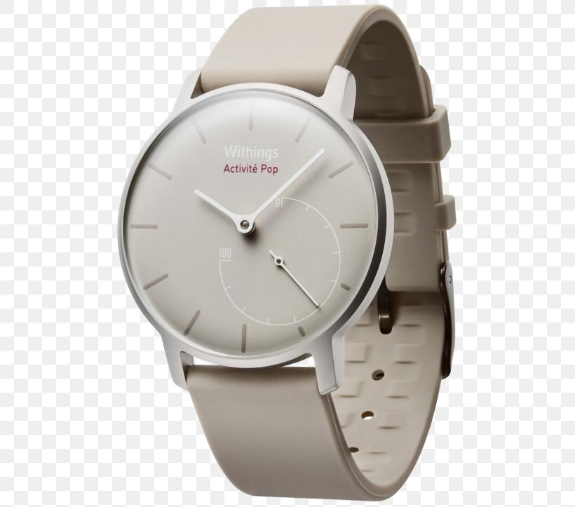 Withings Activité Pop Activity Monitors Smartwatch Withings Activité Steel, PNG, 723x723px, Activity Monitors, Analog Watch, Android, Beige, Brand Download Free