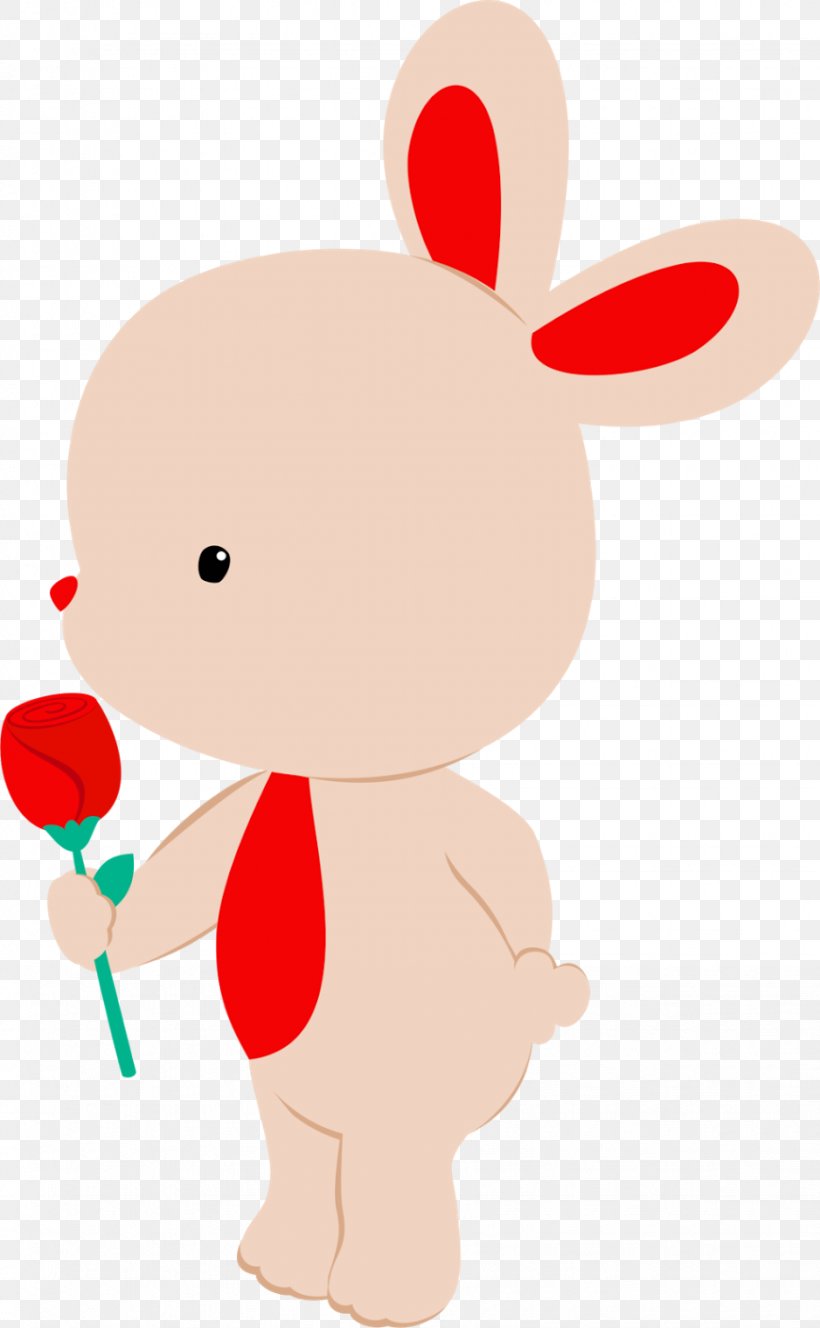 Clip Art Rabbit Illustration Drawing Valentine's Day, PNG, 869x1408px, Rabbit, Animal, Animal Figure, Art, Cartoon Download Free