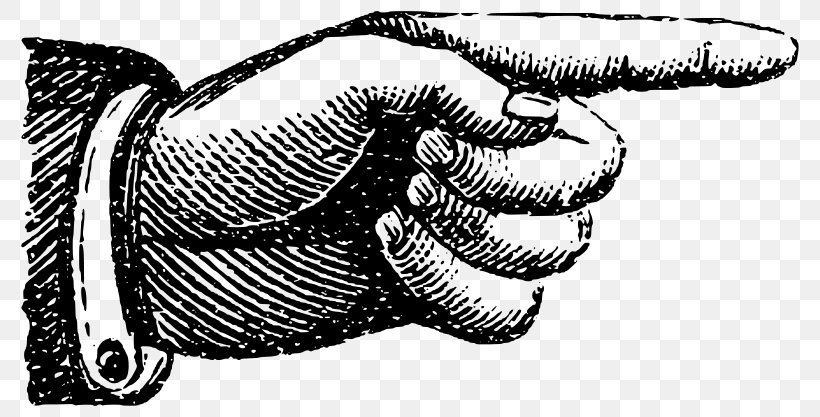 Index Finger Hand Clip Art, PNG, 800x417px, Index, Black And White, Claw, Copyright, Drawing Download Free