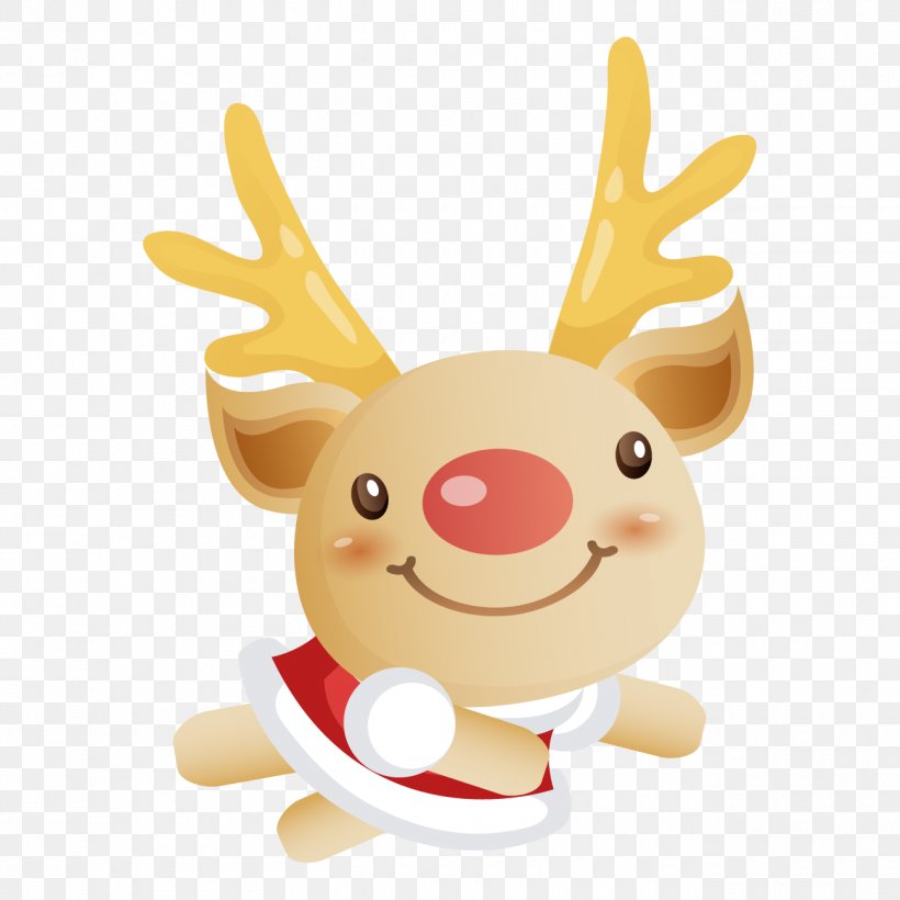 Santa Claus Reindeer Clip Art Rudolph, PNG, 1300x1300px, Santa Claus, Cartoon, Christmas Day, Deer, Fictional Character Download Free