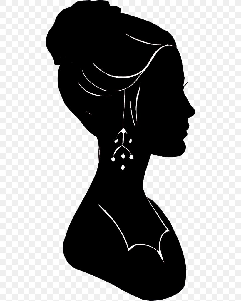 Silhouette Portrait Photography Image Art, PNG, 510x1024px, Silhouette, Art, Art Museum, Black And White, Female Download Free