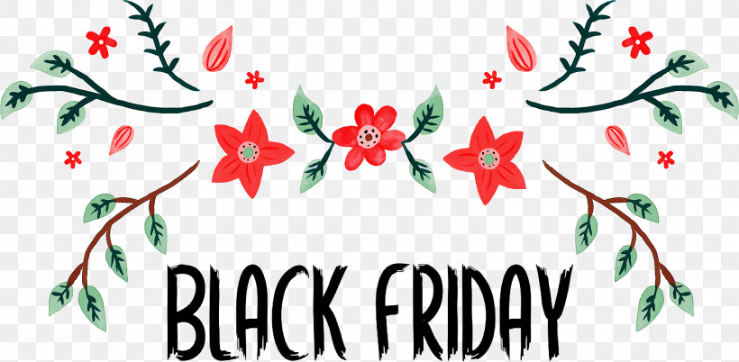 Black Friday Shopping, PNG, 3000x1472px, Black Friday, Creativity, Flora, Floral Design, Leaf Download Free