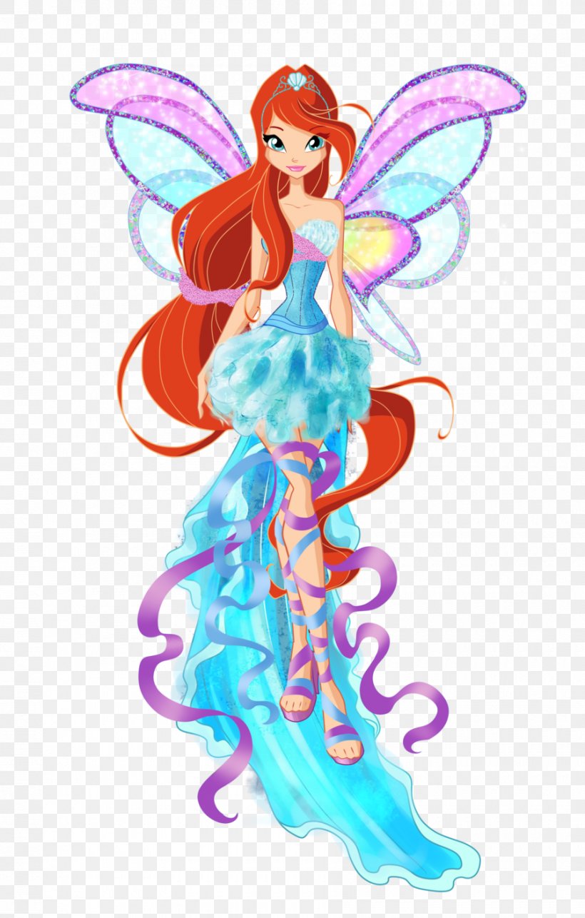 Bloom Stella Roxy Musa Flora, PNG, 900x1412px, Bloom, Art, Butterfly, Doll, Drawing Download Free