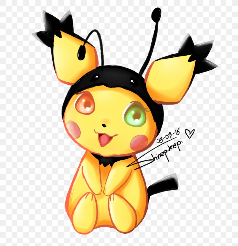 Pichu Pikachu Pokémon Trading Card Game, PNG, 800x849px, Pichu, Bee, Butterfly, Cartoon, Character Download Free