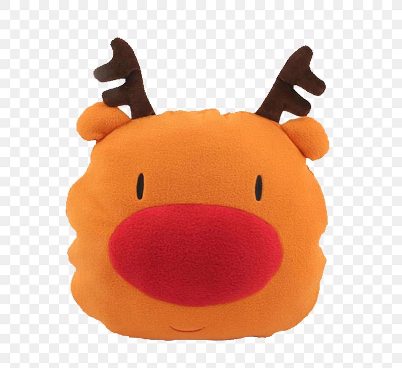 Reindeer Pillow Christmas Dakimakura Quilt, PNG, 750x750px, Reindeer, Animation, Blanket, Cartoon, Christmas Download Free