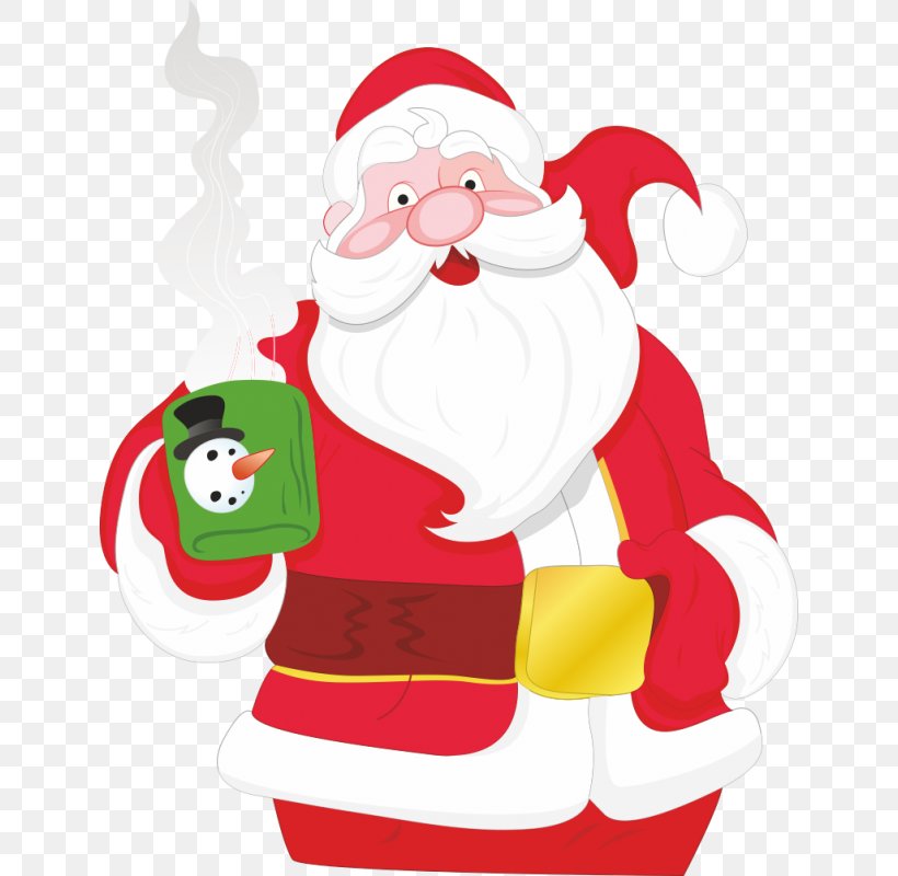 Santa Claus Ded Moroz Coffee Christmas Day Christmas Ornament, PNG, 800x800px, Santa Claus, Art, Cartoon, Christmas, Christmas Day Download Free