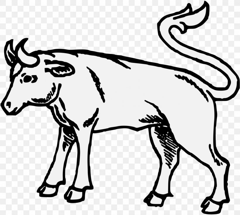 Cattle Horn Ox Bull Bovinae, PNG, 1112x999px, Cattle, Animal, Animal Figure, Black And White, Bovinae Download Free