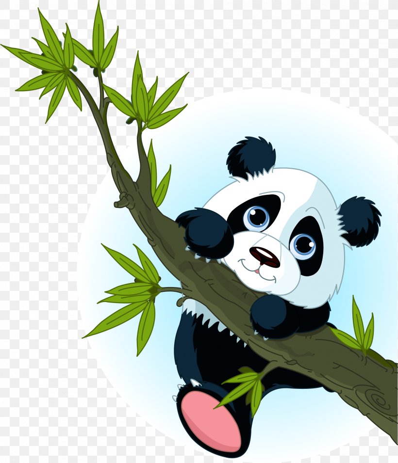 Giant Panda Bear Tree Climbing Clip Art, PNG, 2084x2429px, Giant Panda, Art, Bear, Branch, Carnivoran Download Free