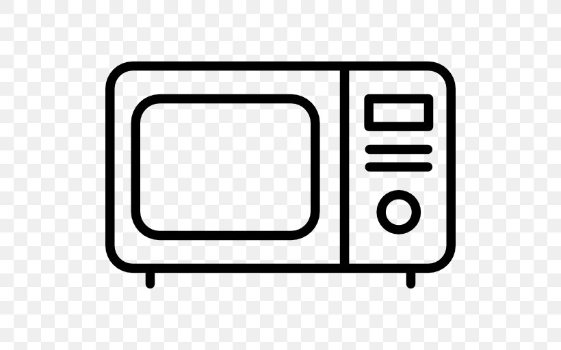 Microwave Ovens Kitchenware Apartment, PNG, 512x512px, Microwave Ovens, Apartment, Area, Bed, Black And White Download Free