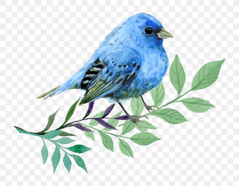 Bluebirds Image Watercolor Painting, PNG, 2164x1679px, Bluebirds, American Sparrows, Beak, Bird, Bluebird Download Free