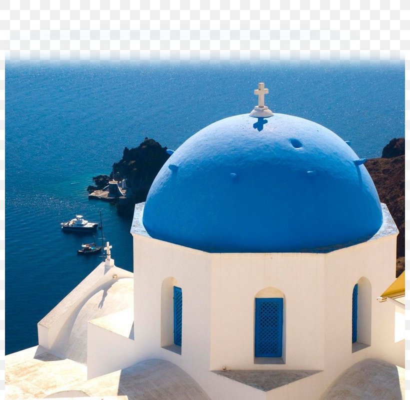 Santorini Aegean Sea, PNG, 800x800px, Santorini, Aegean Sea, Blue, Church, Dome Download Free