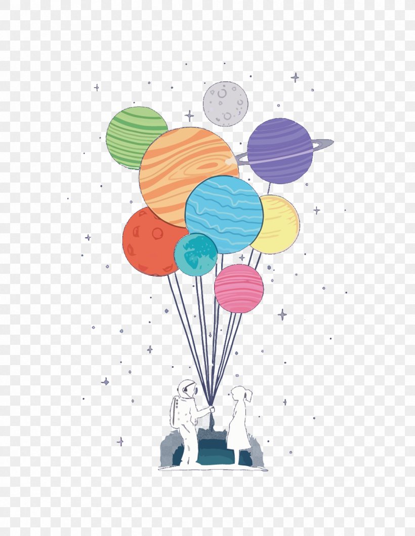 Balloon Astronaut, PNG, 1163x1500px, Balloon, Art, Astronaut, Designer, Hot Air Balloon Download Free