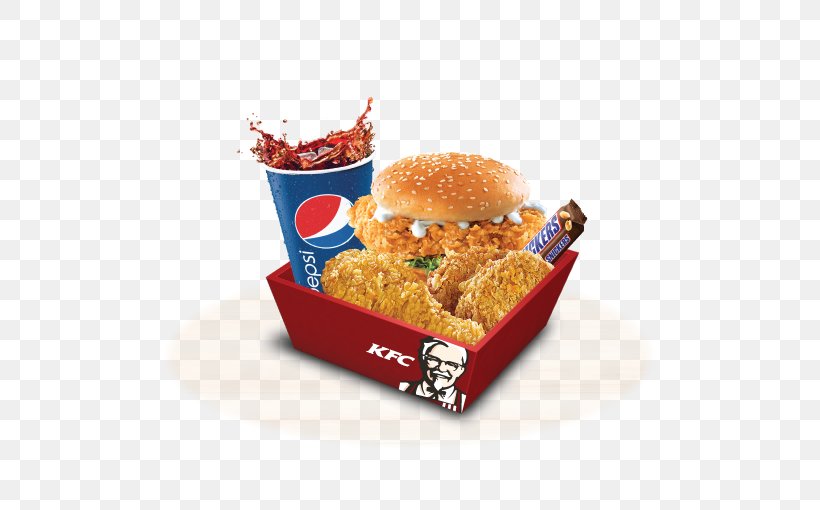 KFC Crispy Fried Chicken Buffalo Wing Hamburger, PNG, 510x510px, Kfc, Buffalo Wing, Chicken As Food, Chicken Sandwich, Crispy Fried Chicken Download Free