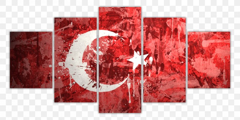 Paper Flag Of Turkey Istanbul Wallpaper, PNG, 984x492px, Paper, Acrylic Paint, Art, Computer, Flag Download Free