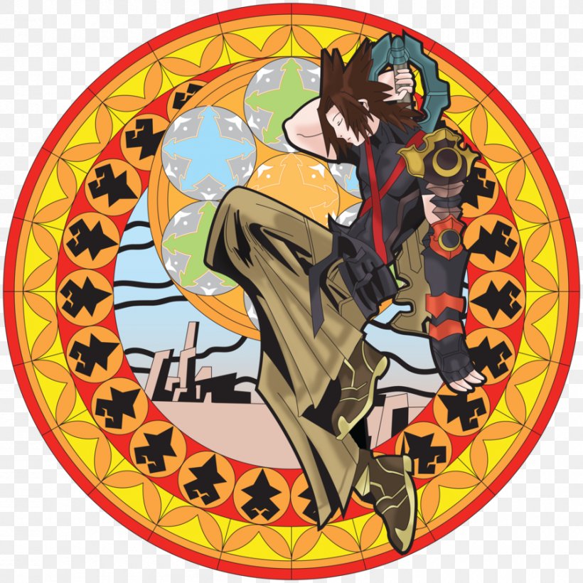 Window Kingdom Hearts Wall Decal Circle Ventus, PNG, 900x900px, Window, Art, Decal, Decorative Arts, Fictional Character Download Free
