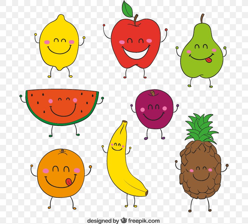 Cartoon Fruit Watermelon, PNG, 692x742px, Cartoon, Banana, Food, Fruit, Lemon Download Free