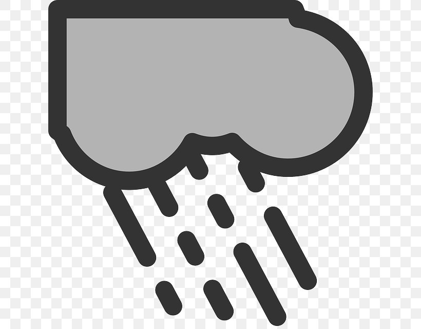 Rain Cloud Clip Art Weather Storm, PNG, 632x640px, Rain, Autumn, Black, Black And White, Brand Download Free