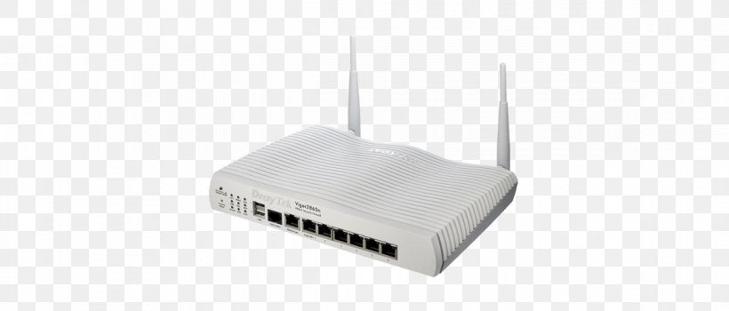 Wireless Access Points Wireless Router VDSL DrayTek, PNG, 1170x500px, Wireless Access Points, Asymmetric Digital Subscriber Line, Draytek, Draytek Vigor 2860, Draytek Vigor2860 Download Free