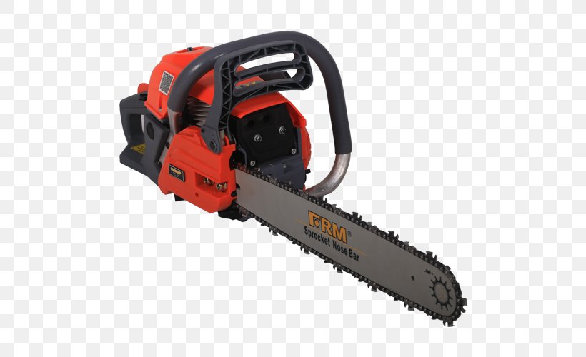 Chainsaw Product Marketing Brand Agricultural Machinery, PNG, 500x500px, Chainsaw, Agricultural Machinery, Agriculture, Automotive Exterior, Brand Download Free