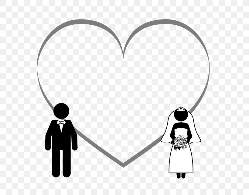 Clip Art Love Marriage Wedding Illustration, PNG, 640x640px, Marriage, Black M, Blackandwhite, Cartoon, Character Download Free