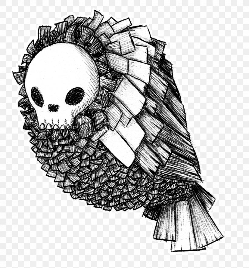Bird Drawing Skull /m/02csf, PNG, 900x970px, Bird, Art, Black And White, Bone, Drawing Download Free