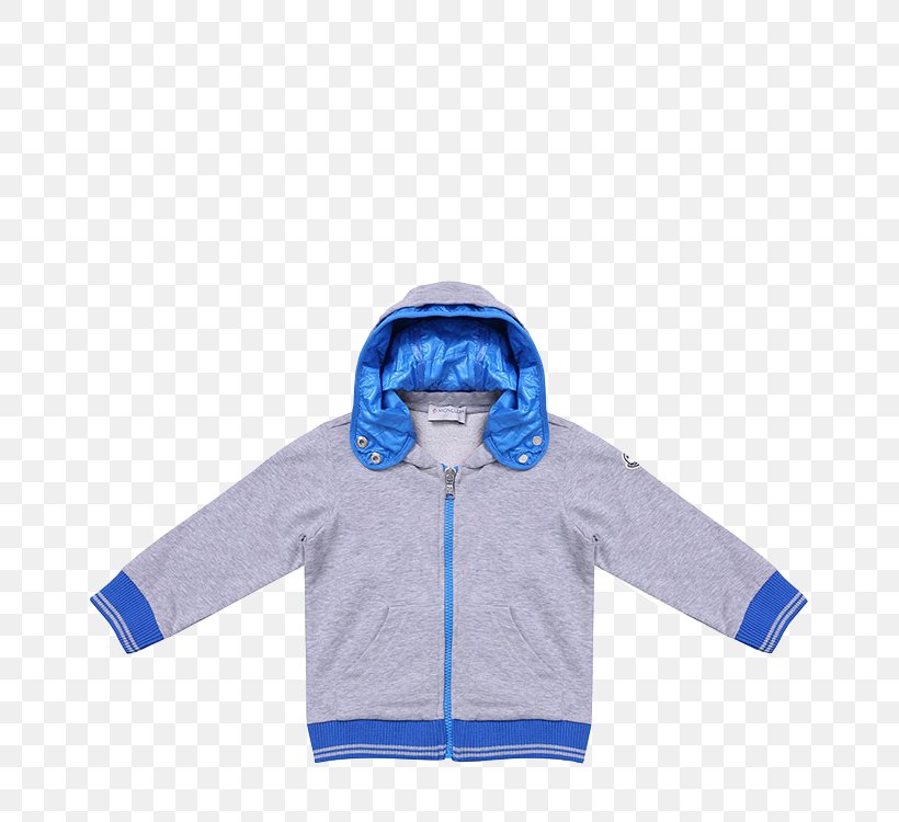 Hoodie T-shirt Jacket Moncler, PNG, 750x750px, Hoodie, Blue, Designer, Electric Blue, Hat Download Free