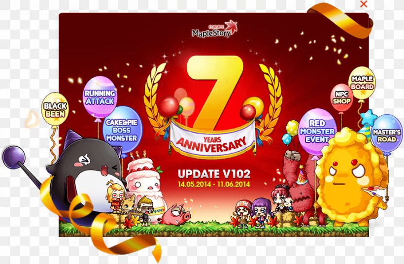 MapleStory Birthday Anniversary Game Nexon, PNG, 923x604px, Maplestory, Anniversary, Birthday, Brand, Character Class Download Free