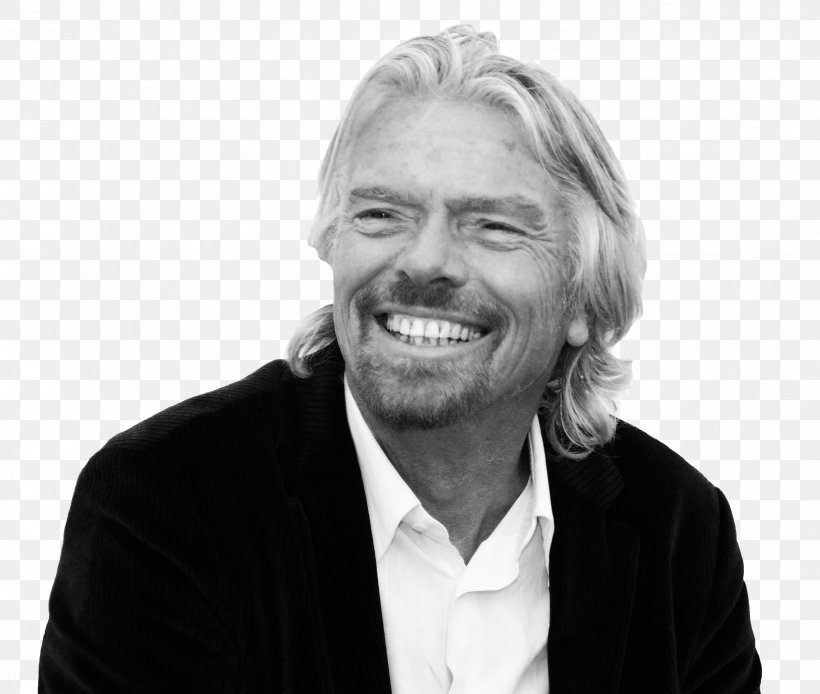 Richard Branson Screw Business As Usual Management Virgin Group, PNG, 3012x2552px, Richard Branson, Black And White, Business, Businessperson, Chairman Download Free