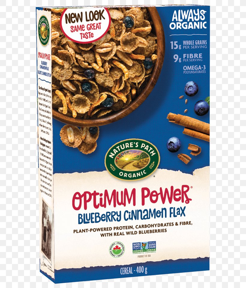 Breakfast Cereal Nature's Path Optimum Slim Cereals Organic Food Vegetarian Cuisine, PNG, 720x960px, Breakfast Cereal, Blueberry, Breakfast, Cinnamon, Convenience Food Download Free