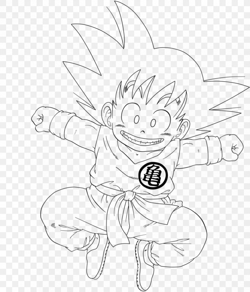 Coloring Book Line Art Goku Drawing Child, PNG, 828x966px, Coloring Book, Arm, Artwork, Black, Black And White Download Free
