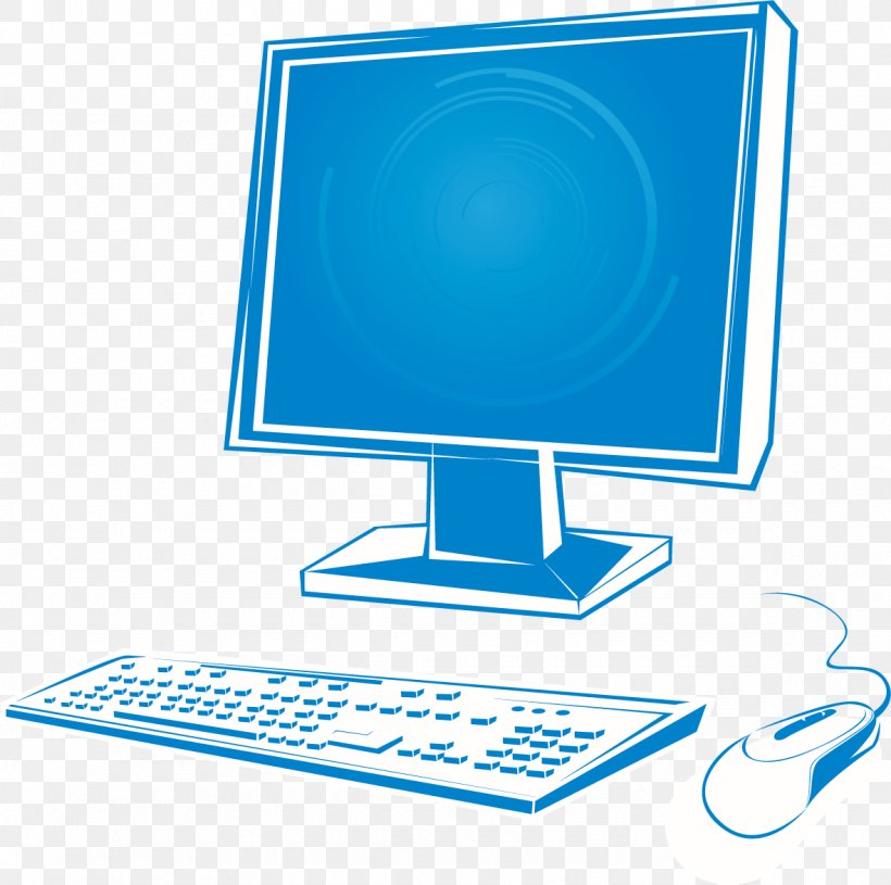 Computer Monitor Blue Icon, PNG, 1180x1173px, Computer Monitor, Blue, Brand, Color, Communication Download Free