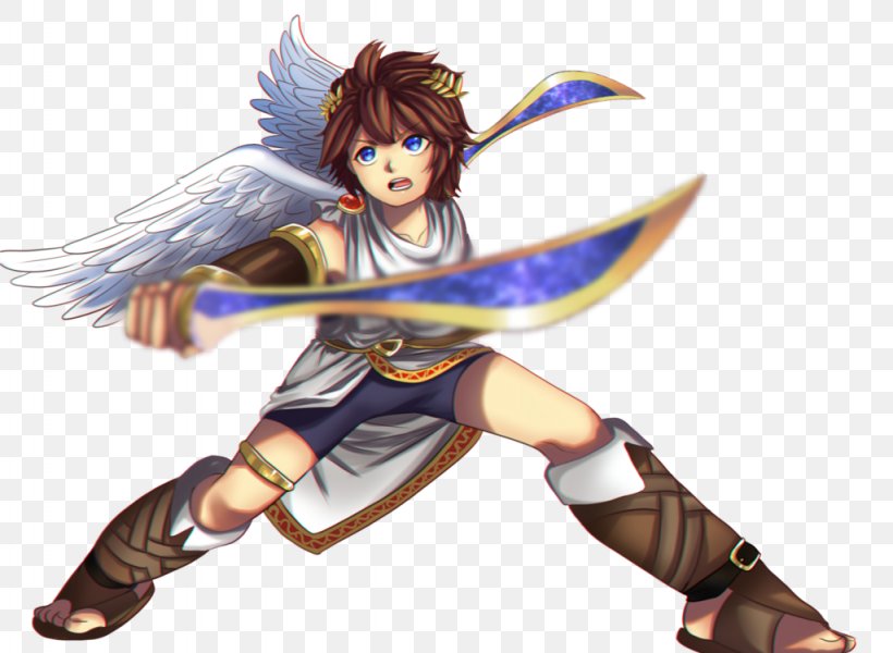Kid Icarus: Uprising Pit Video Game Nintendo, PNG, 1024x750px, Watercolor, Cartoon, Flower, Frame, Heart Download Free